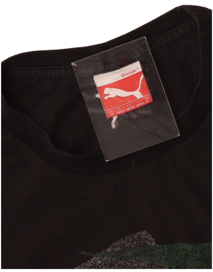 Ανδρικό γραφικό T-Shirt PUMA Top Medium Navy Blue