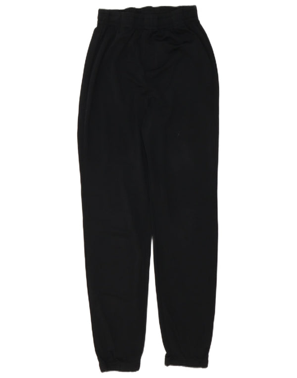 NIKE Boys Tracksuit Trousers Joggers 13-14 Years XL Black Polyester