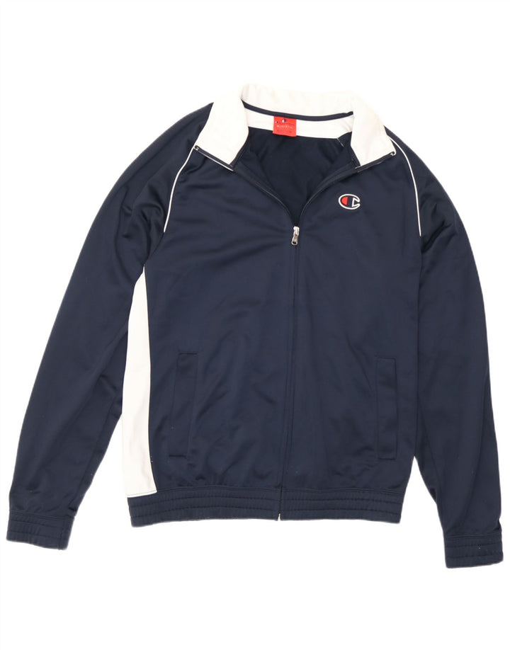 Ανδρική φόρμα Champion Top Jacket Medium Navy Blue Colorblock Polyester