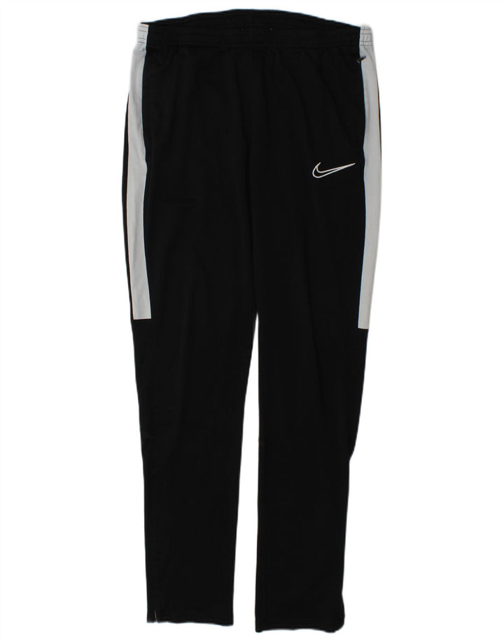 Ανδρικές φόρμες Nike Dri Fit Παντελόνια μεσαίου μαύρου χρώματος πολυεστέρας