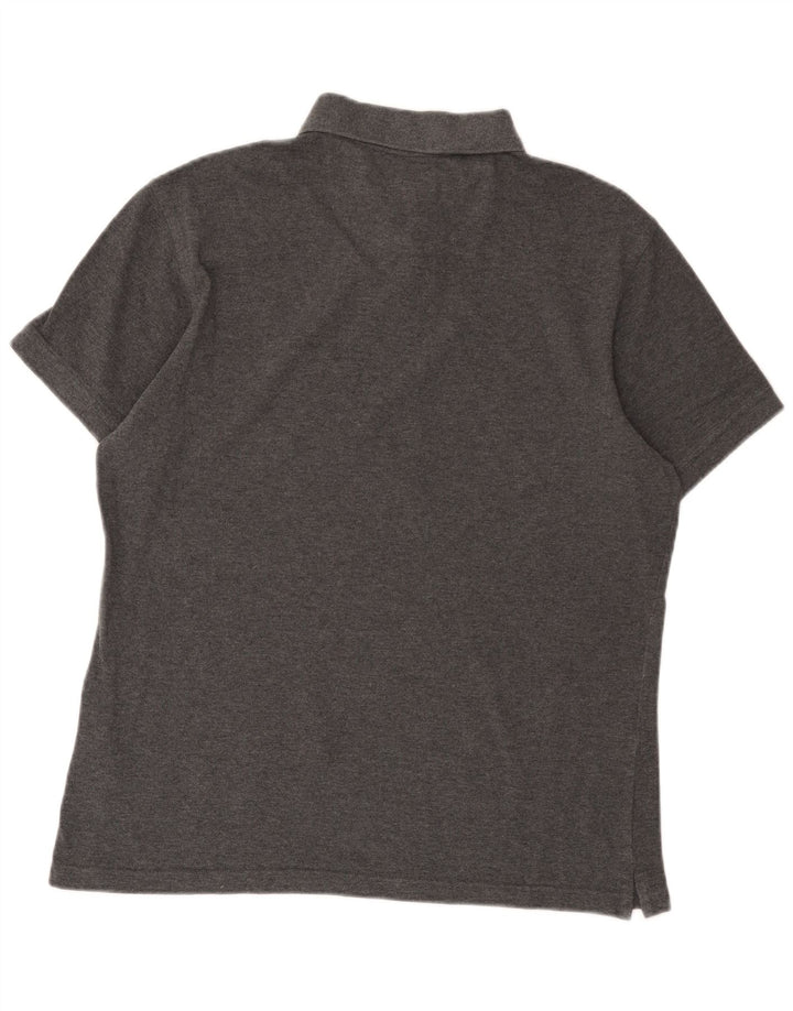 Ανδρικό μπλουζάκι πόλο Barbour XL Γκρι βαμβακερό