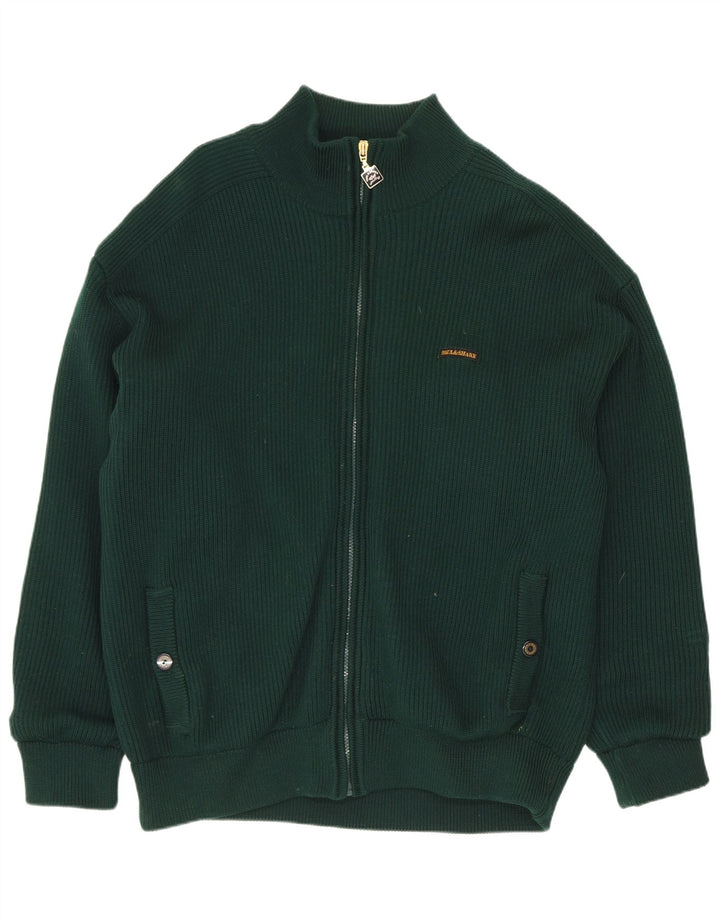 Ανδρικό πουλόβερ με ζακέτα Paul & Shark XL Green Modern