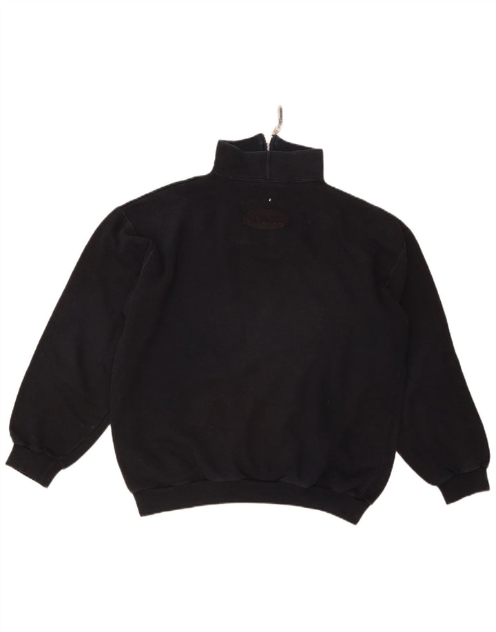 SEVEN 7 Ανδρικό γραφικό φούτερ με φερμουάρ πουκάμισο μεγάλο μπλε ναυτικό βαμβακερό