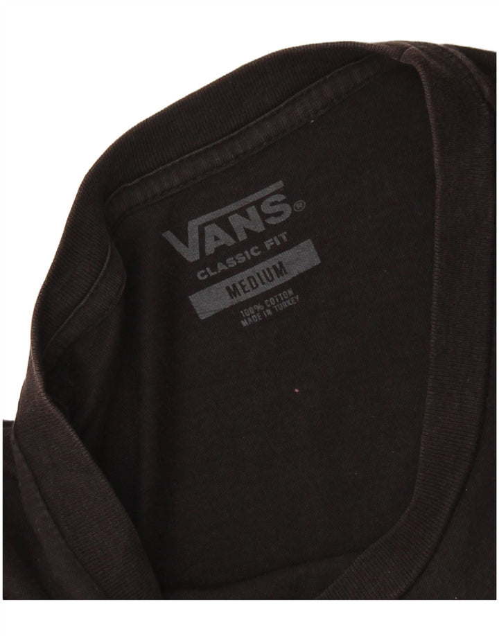 Ανδρικό γραφικό μπλουζάκι VANS Classic Fit Top Μεσαίο Μαύρο