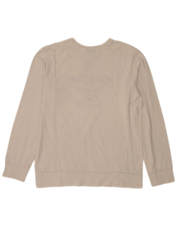 Ανδρικό γραφικό φούτερ Nike Jumper UK 45/47 XL Λευκό βαμβακερό