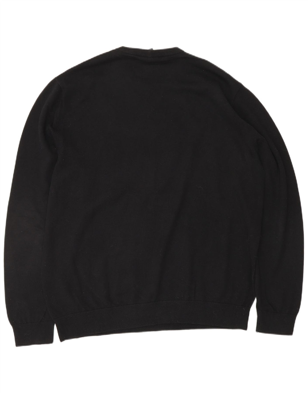 ARMANI EXCHANGE Ανδρικό γραφικό πουλόβερ με λαιμόκοψη, μεγάλο μαύρο βαμβακερό