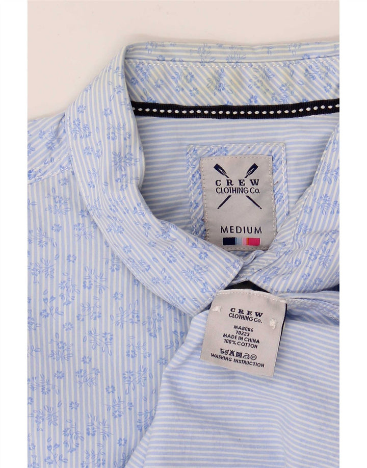 Ανδρικό πουκάμισο Crew Clothing Medium Blue Floral Βαμβακερό