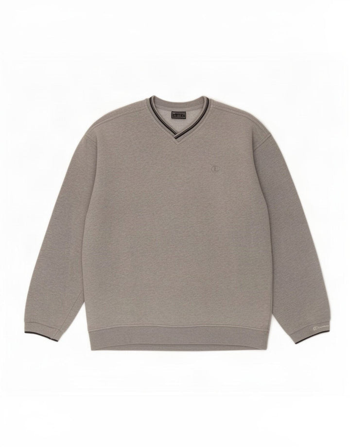 Ανδρική φούτερ Champion Jumper Μεσαίο γκρι βαμβακερό