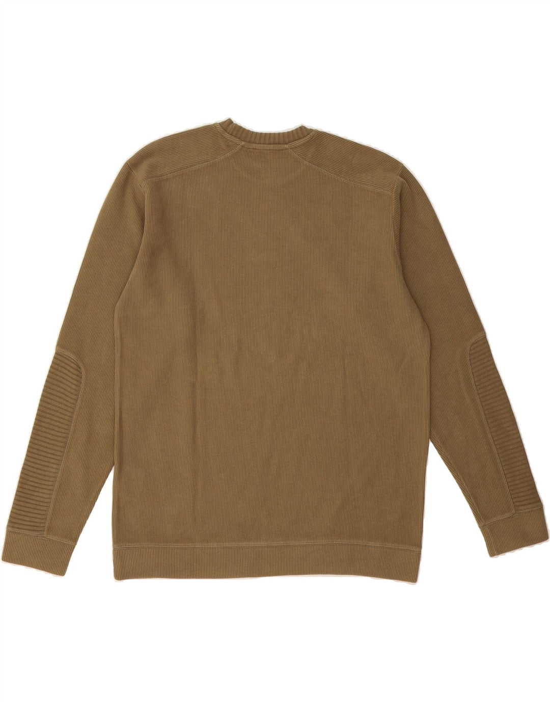 JOOP Mens Crew Neck Jumper Sweater Large Brown Cotton Vintage Joop and Second-Hand Joop from Messina Hembry 