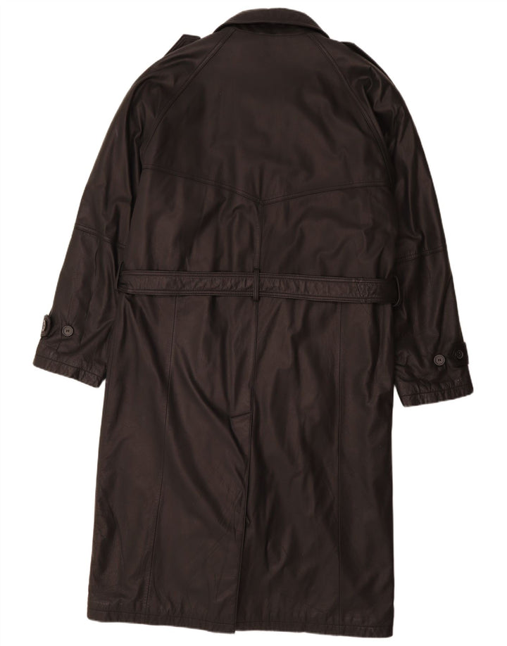 WESTBURY Ανδρική δερμάτινη καμπαρντίνα IT 52 XL Μαύρο Δερμάτινο