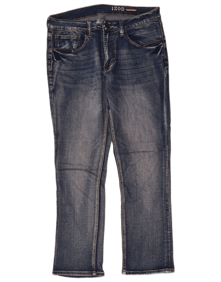 Ανδρικό Izod Comfort Stretch Slim Jeans W34 L30 Μπλε βαμβακερό