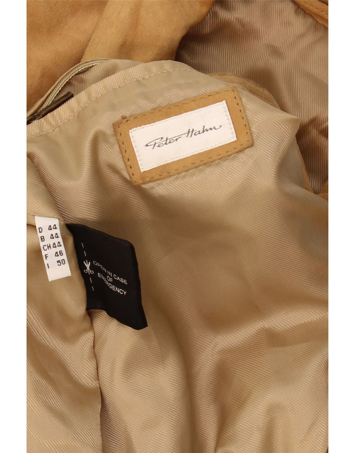 PETER HAHN Womens Bomber Jacket IT 50 XL Brown Vintage Peter Hahn and Second-Hand Peter Hahn from Messina Hembry 