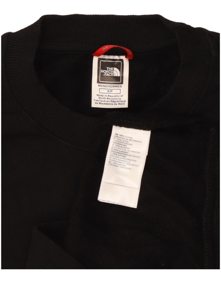 THE NORTH FACE Ανδρικό Φούτερ Jumper Μικρό μαύρο βαμβακερό