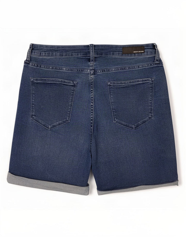 Dkny Γυναικείο τζιν σορτς US 8 Medium W30 Μπλε βαμβακερό
