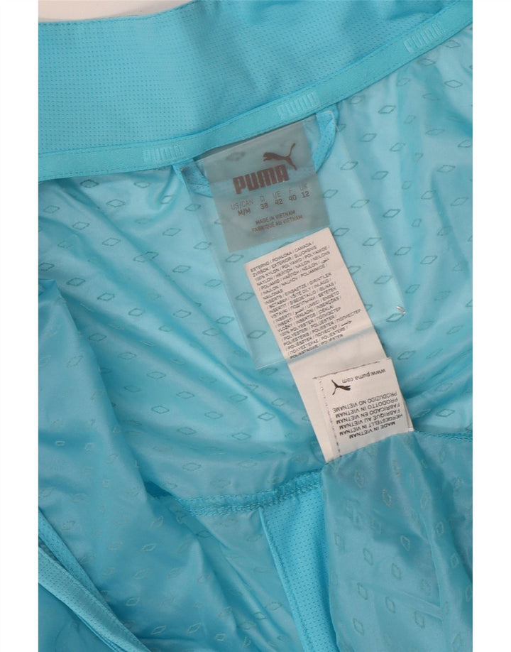 PUMA Γυναικείο μπουφάν βροχής UK 12 Medium Blue Nylon