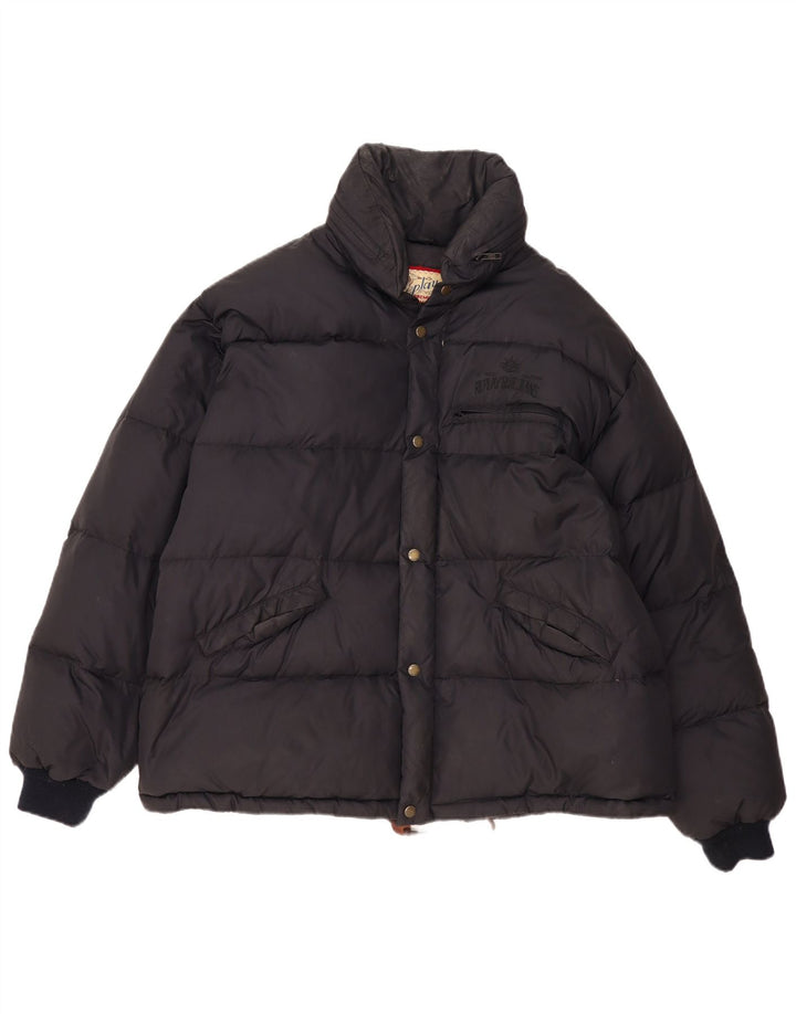 Ανδρικό μπουφάν Replay Loose Fit padded UK 40 Large Black Polyamide