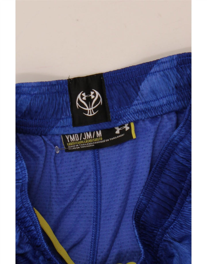 Under Armour Αγόρια Αθλητικά Σορτς 9-10 ετών Μεσαία Γεωμετρική Μπλε