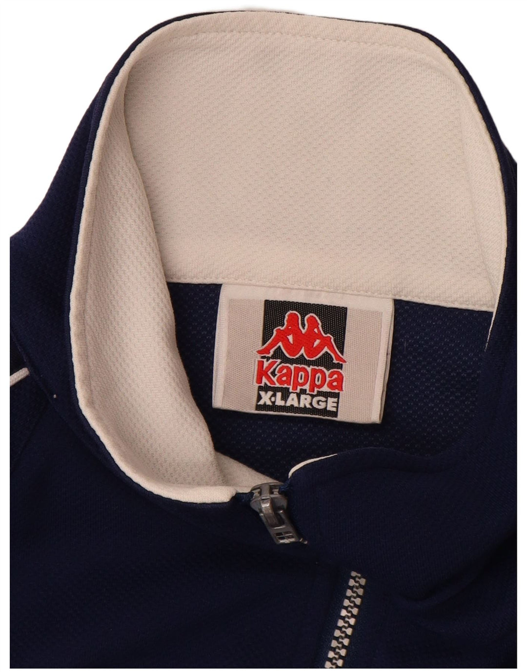 KAPPA Ανδρική φόρμα αθλητικής φόρμας με γραφικά Top Jacket XL Navy Blue Colorblock Polyester