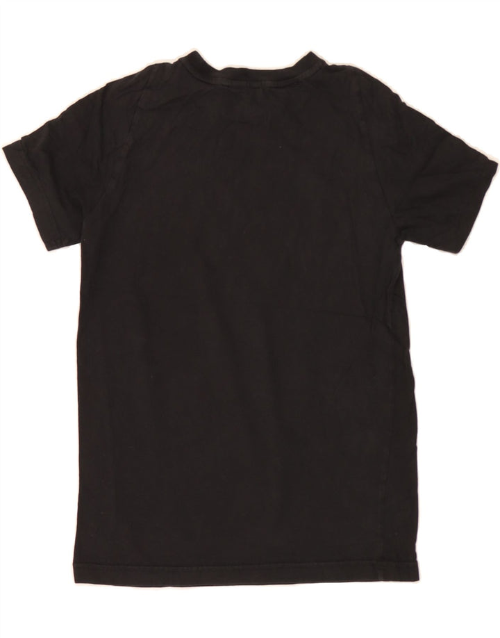 ADIDAS Boys Graphic T-Shirt Top 11-12 Years Black Vintage Adidas and Second-Hand Adidas from Messina Hembry 