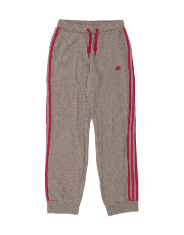 Adidas κοριτσίστικα αθλητικά παντελόνια Joggers 11-12 ετών Γκρι βαμβάκι
