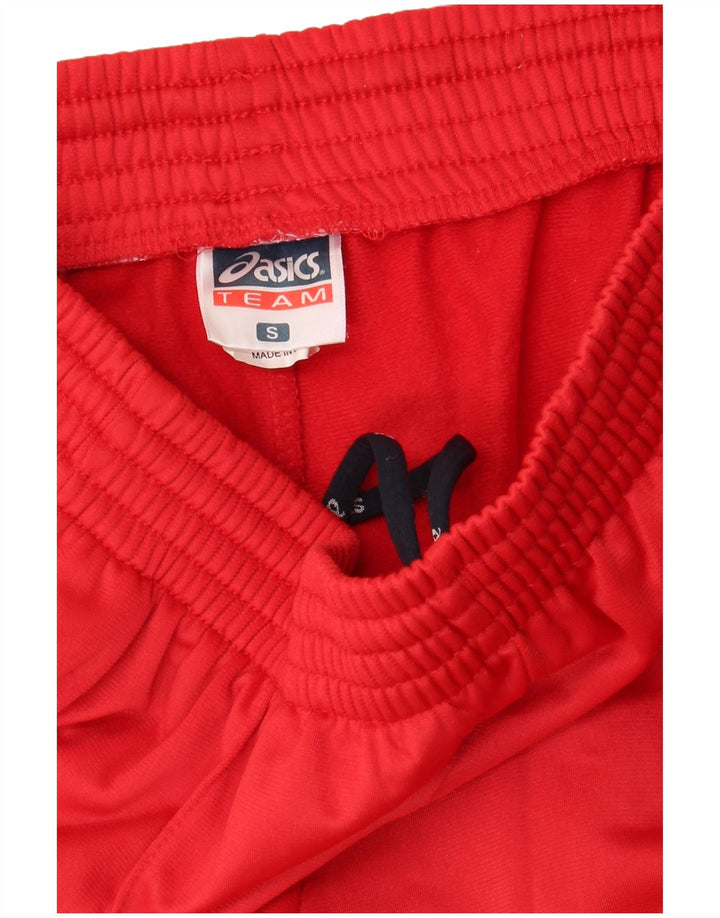 Γυναικεία αθλητική φόρμα γραφικών ASICS UK 10 Small Red Polyester