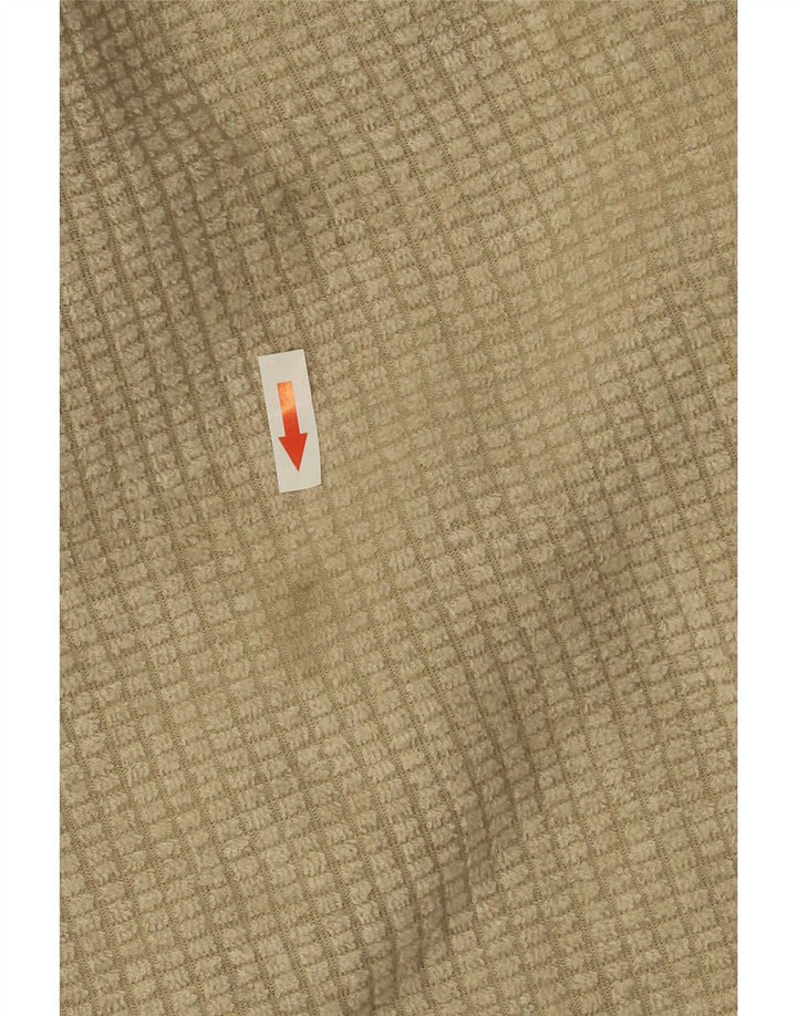 Weird Fish γυναικείο φερμουάρ Fleece Jumper UK 12 Medium Beige Polyester