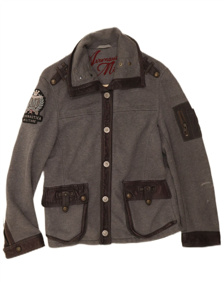 Aeronautica Militare Γυναικείο Utility Μπουφάν IT 44 Medium Grey Colourblock