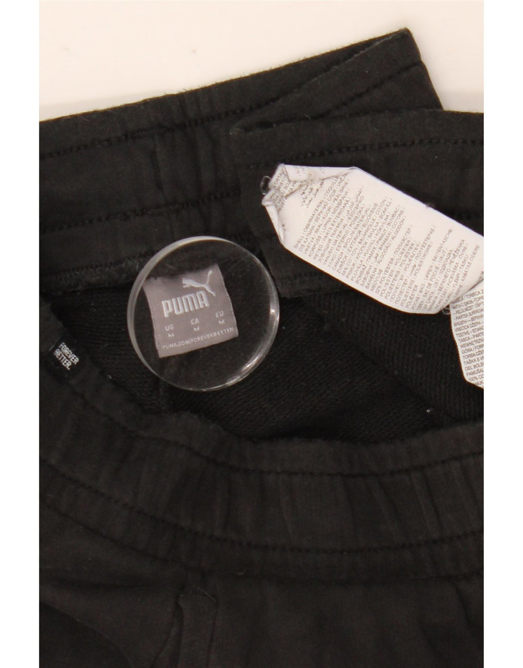 Ανδρική αθλητική φόρμα Puma Graphic Παντελόνι Joggers Μεσαίο μαύρο βαμβακερό