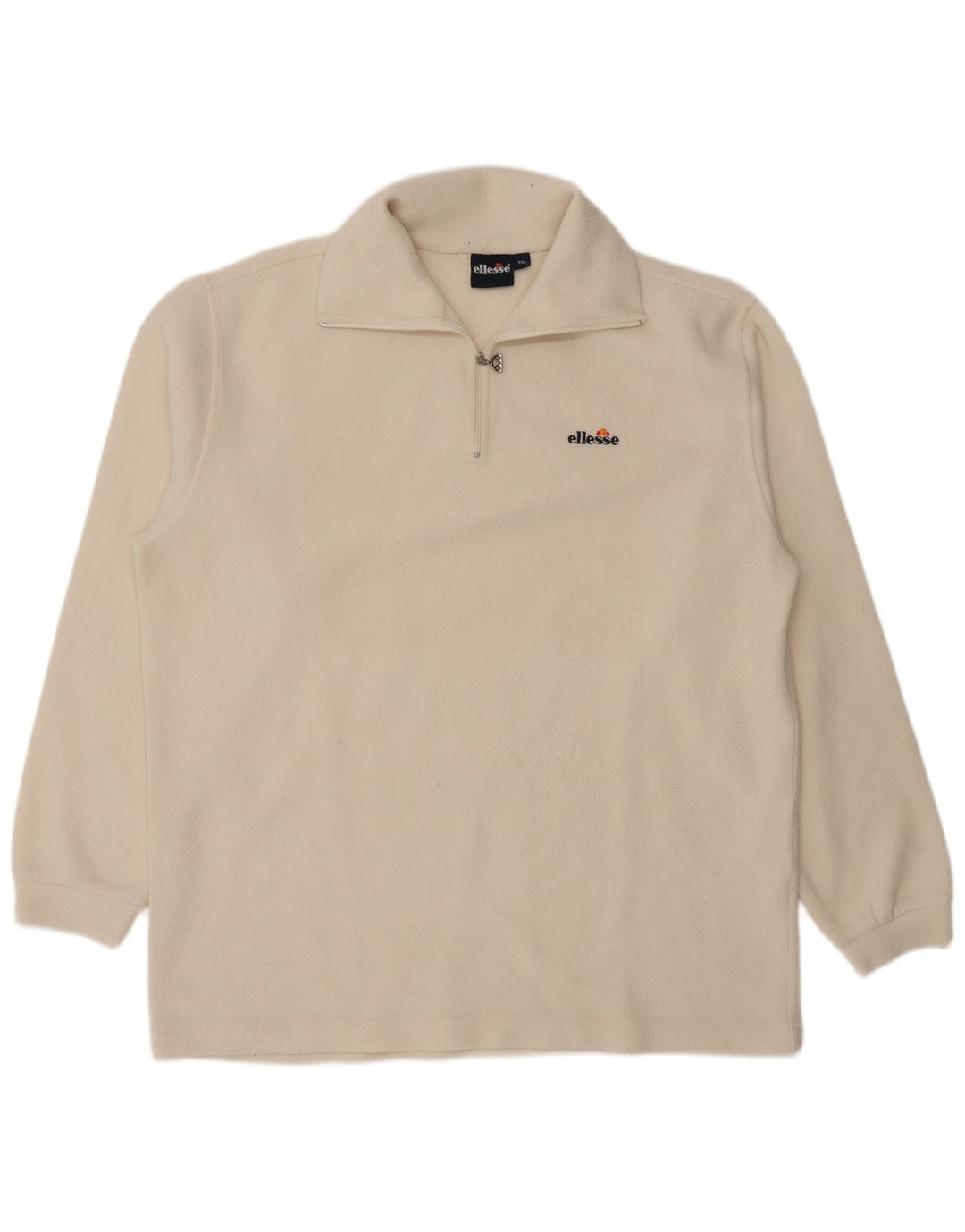 Ellesse Ανδρικό φερμουάρ Fleece Jumper 2XL Off White Polyester