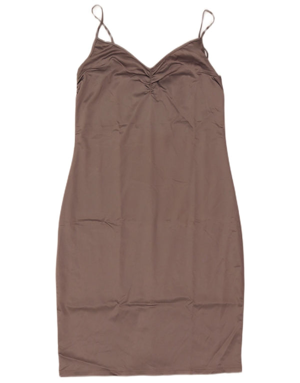 Γυναικείο Slip Dress Caractere UK 14 Large Brown Acetate