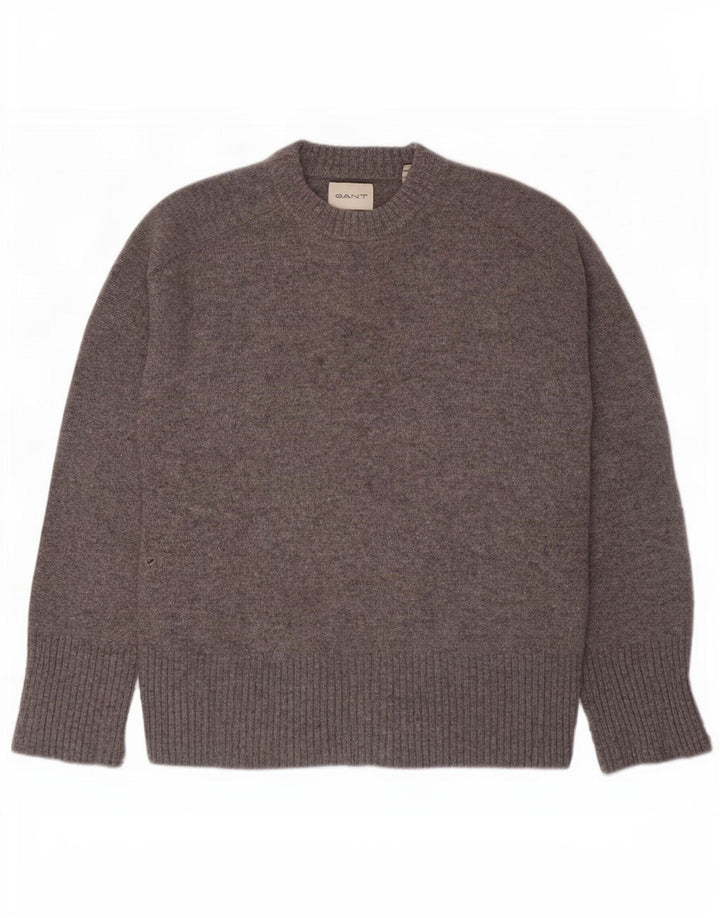 Ανδρικό πουλόβερ Gant Crew Neck Jumper Μικρό Γκρι