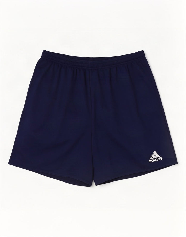 Ανδρικό αθλητικό σορτς Adidas Climalite XL Navy Blue Polyester