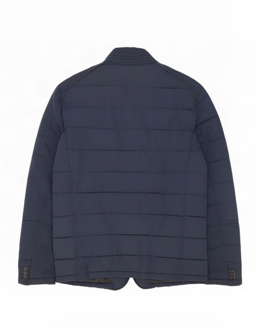 Zara Ανδρικό μπουφάν με επένδυση UK 38 Medium Navy Blue Polyester
