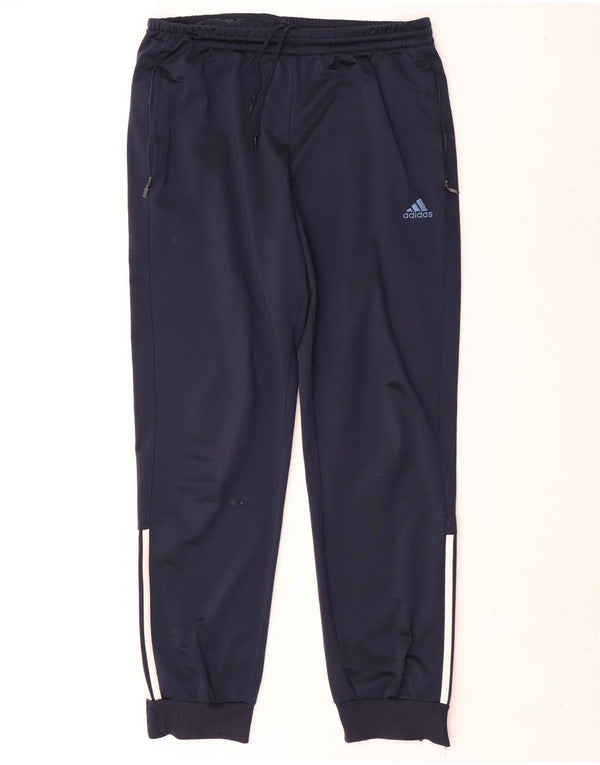 Ανδρική φόρμα Adidas Παντελόνι Joggers UK 42/44 Large Navy Blue Polyester