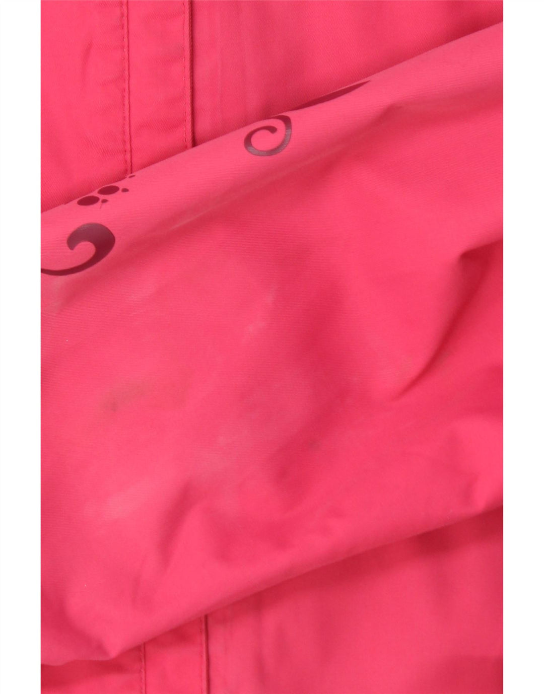 JACK WOLFSKIN Γυναικείο μπουφάν βροχής με κουκούλα UK 10 Small Pink Polyamide