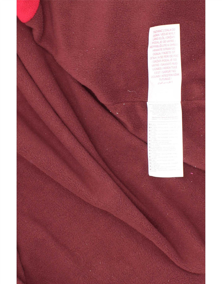 Μπουφάν Nike Boys με κουκούλα αντιανεμικό 8-9 ετών μικρό μπορντό πολυεστέρα