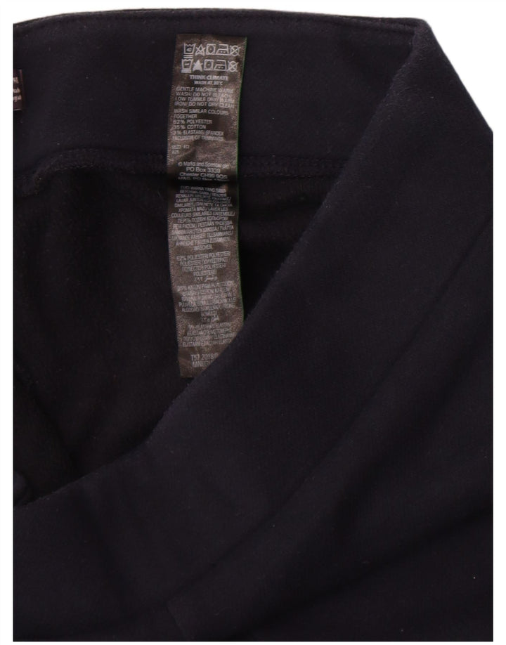 Marks & Spencer Γυναικεία κολάν UK 14 Large Navy Blue Polyester