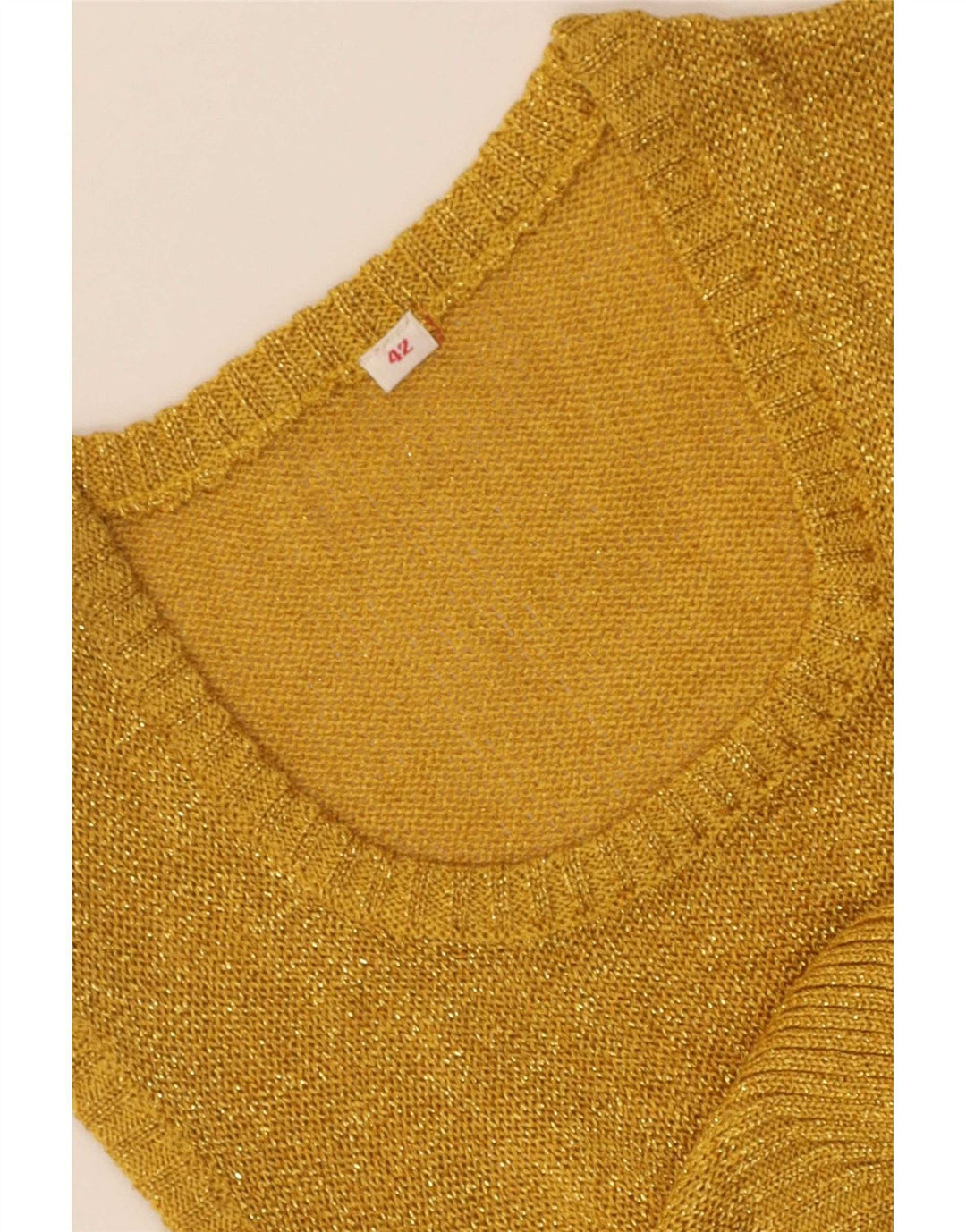 Vintage Γυναικείο Crop Vest Tank Top IT 42 Medium Gold