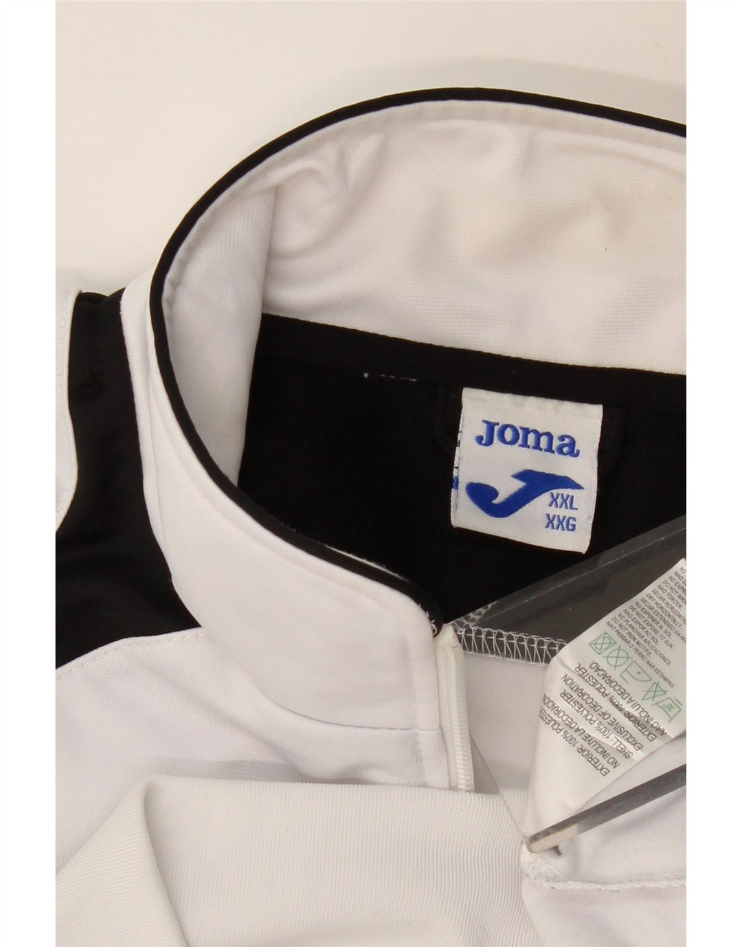 Ανδρική φόρμα JOMA Top Jacket 2XL White Colourblock Polyester