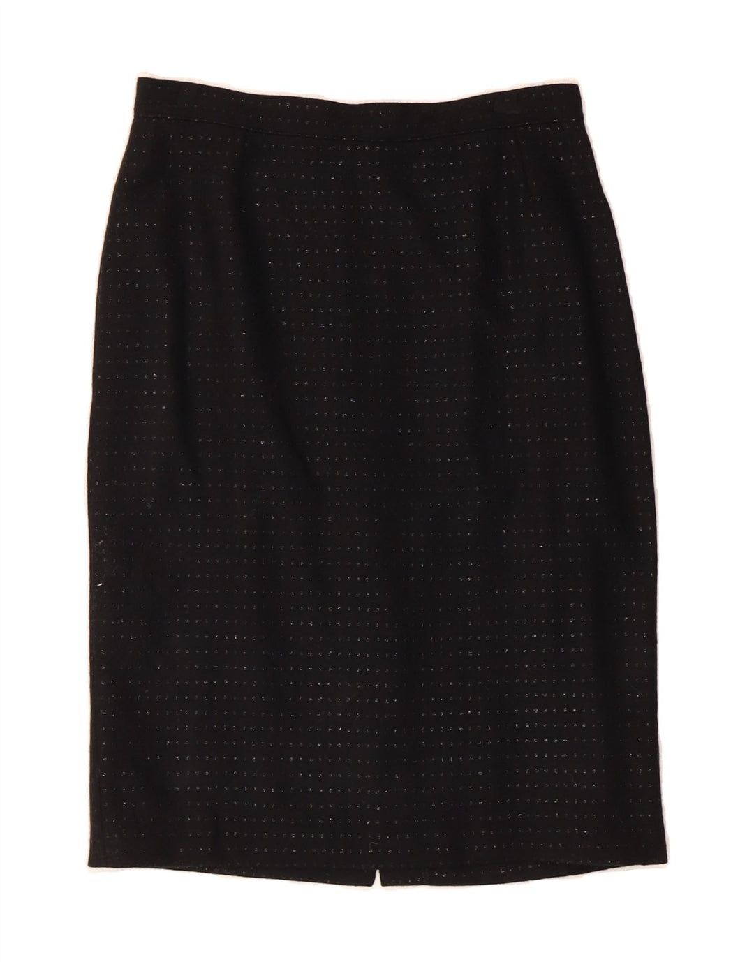 VINTAGE Womens Straight Skirt W28 Medium  Black Spotted Vintage Vintage and Second-Hand Vintage from Messina Hembry 