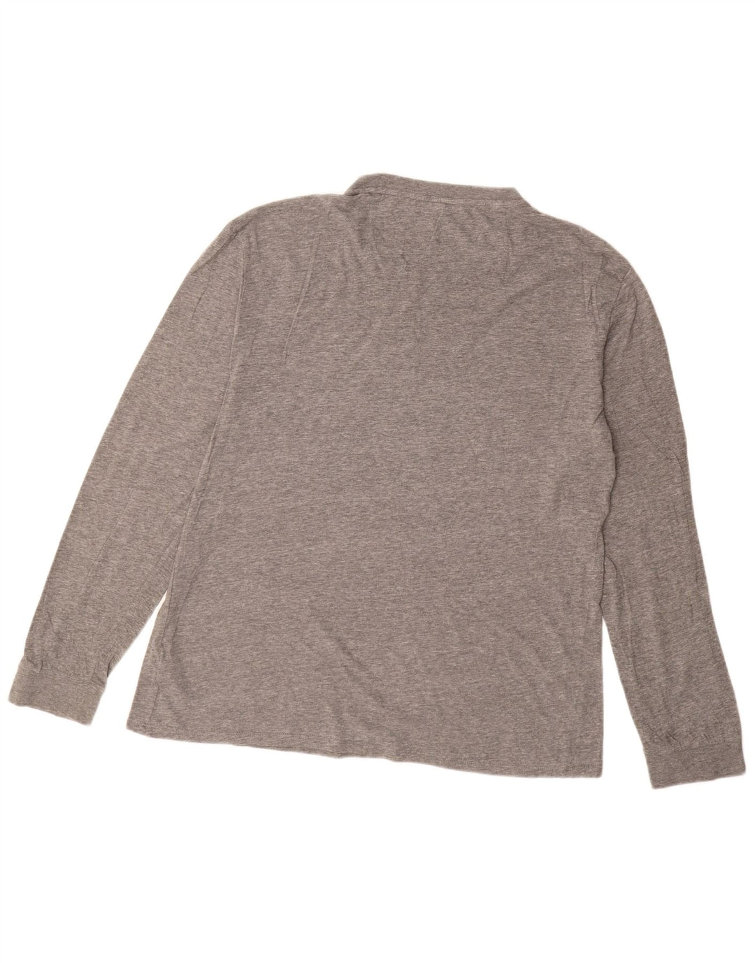 Guess Ανδρική κανονική εφαρμογή Μακρυμάνικο μεγάλο βαμβακερό γκρι