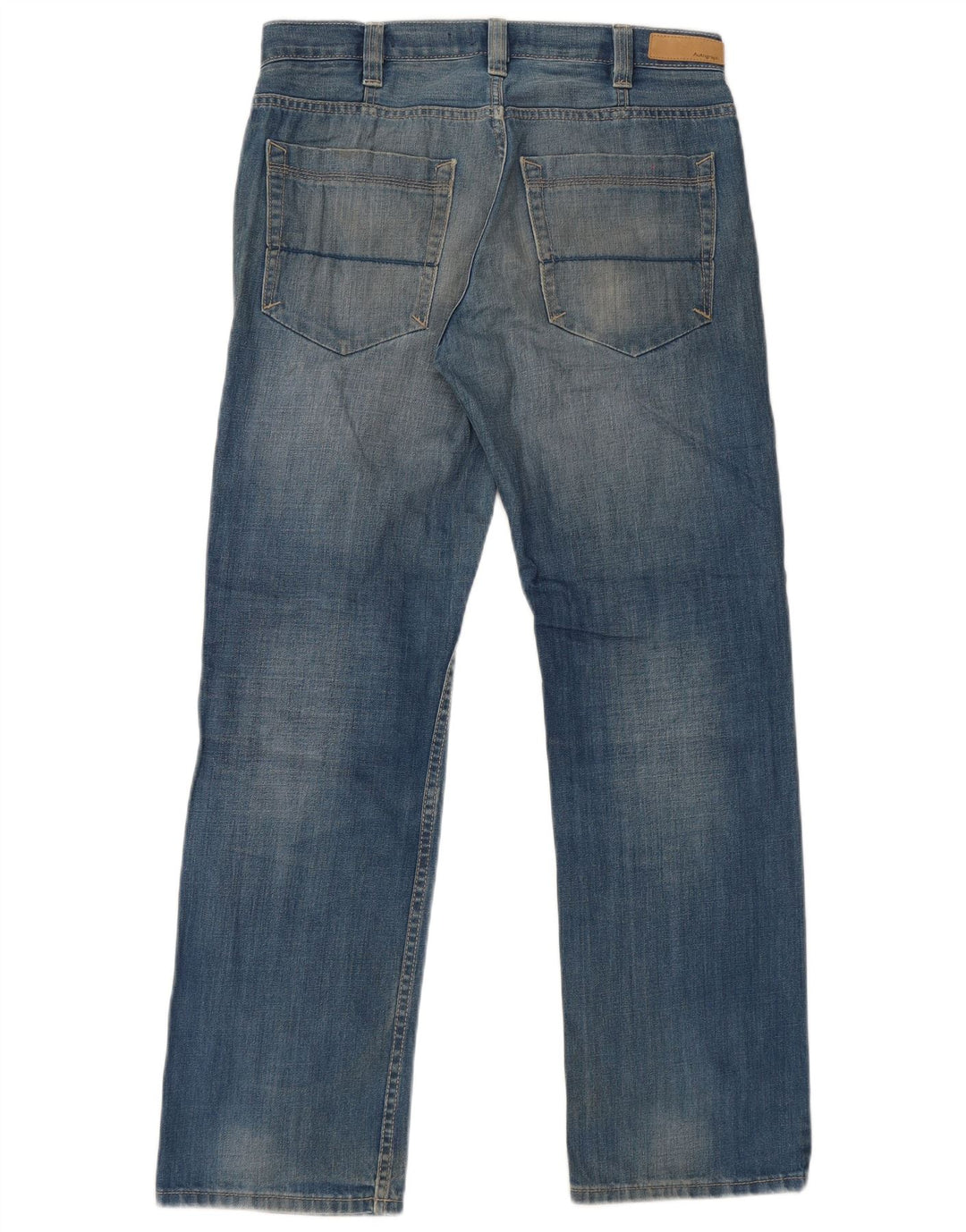 Marks & Spencer Ανδρικό Αυτόγραφο Straight Jeans W32 L31 Μπλε βαμβακερό