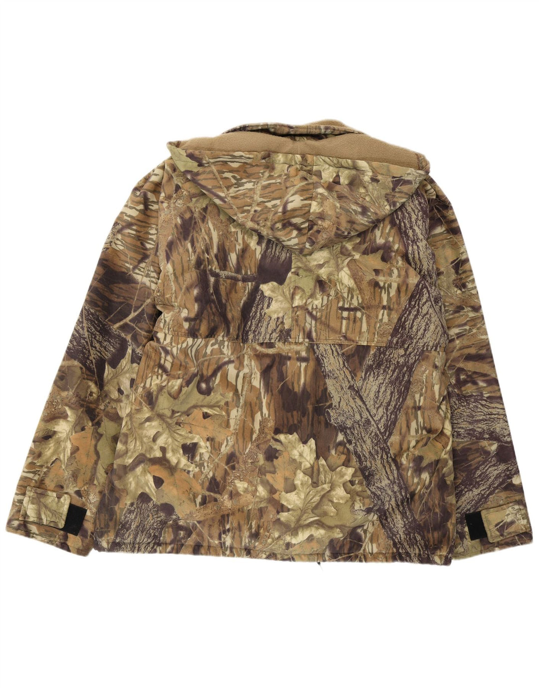 Vintage Ανδρικό Μπουφάν Windbreaker IT 50/52 Large Khaki Floral Polyester