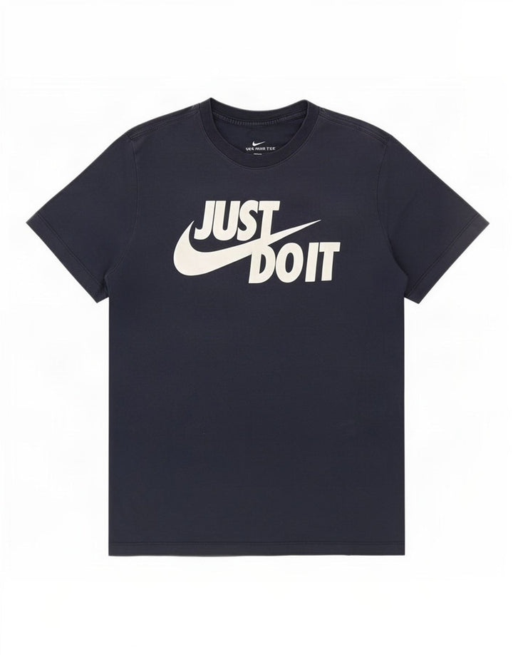 Ανδρικό γραφικό μπλουζάκι Nike, μεσαίο μπλε ναυτικό