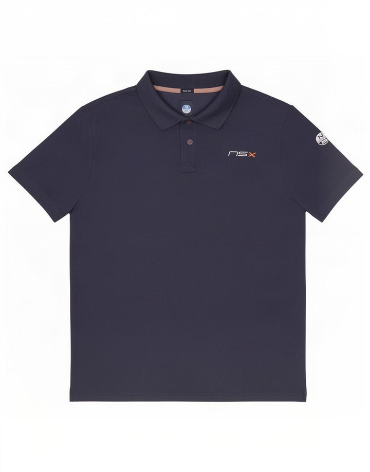 Ανδρικό πουκάμισο πόλο North Sails XL Navy Blue Polyamide