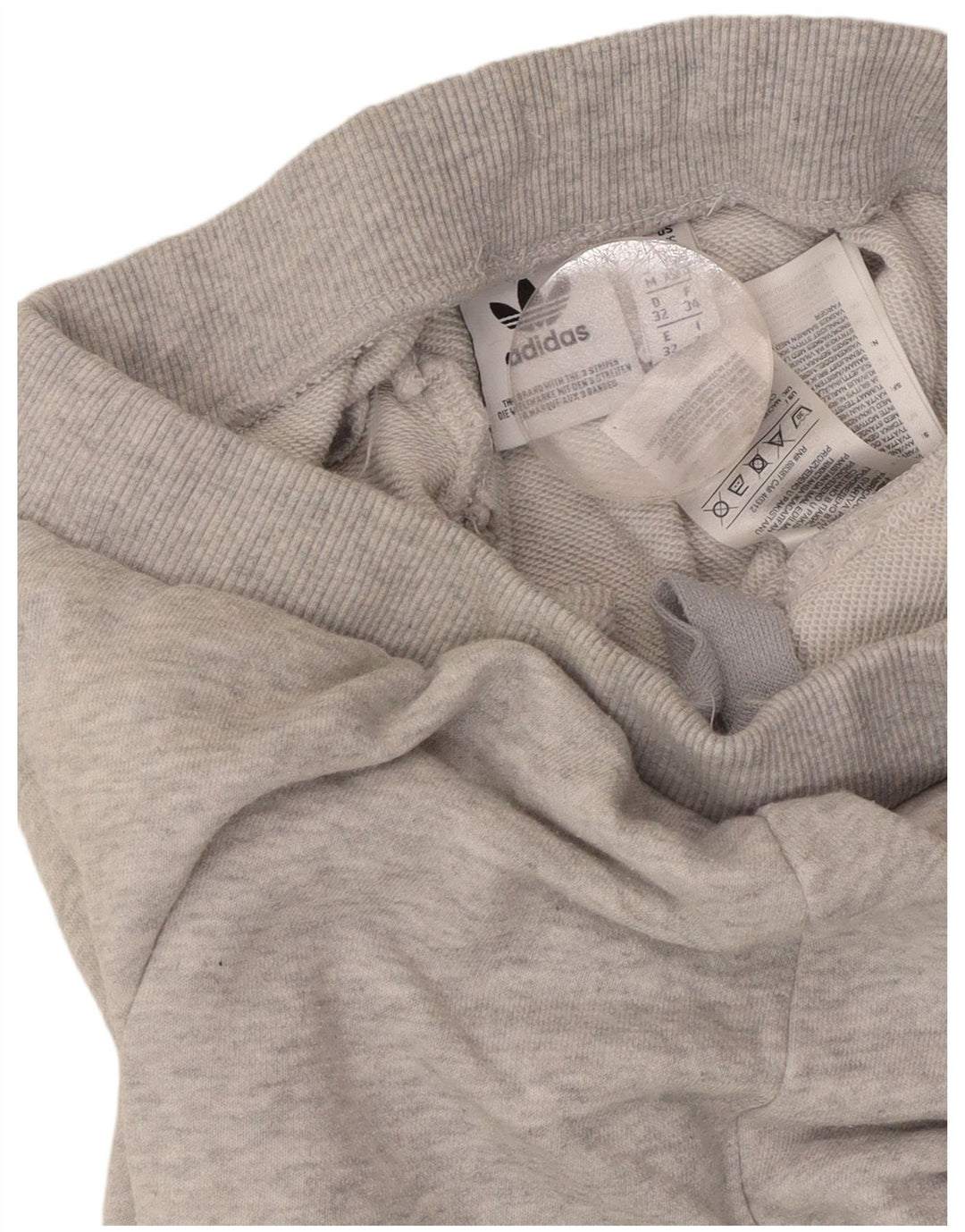 Γυναικεία αθλητική φόρμα ADIDAS Παντελόνι Joggers UK 6 XS Γκρι βαμβακερό