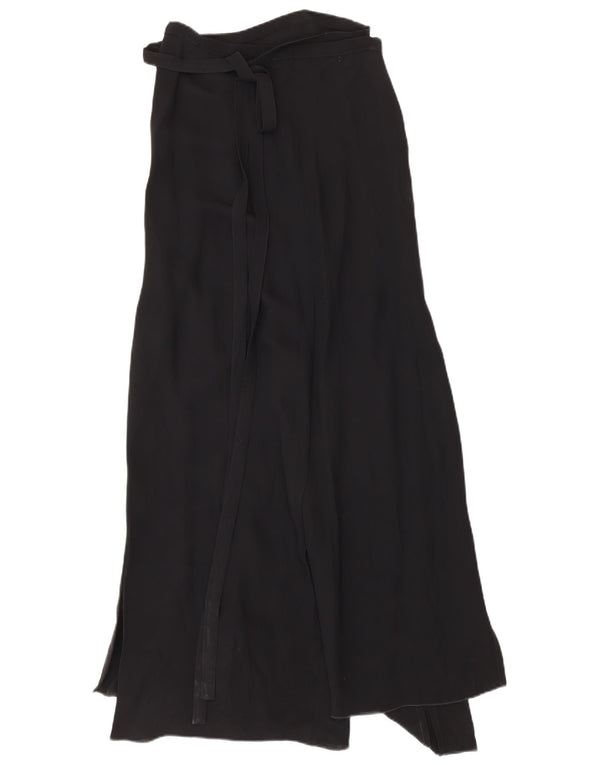 Gianfranco Ferre Γυναικεία Maxi Wrap Φούστα IT 42 Medium W28 Black Viscose