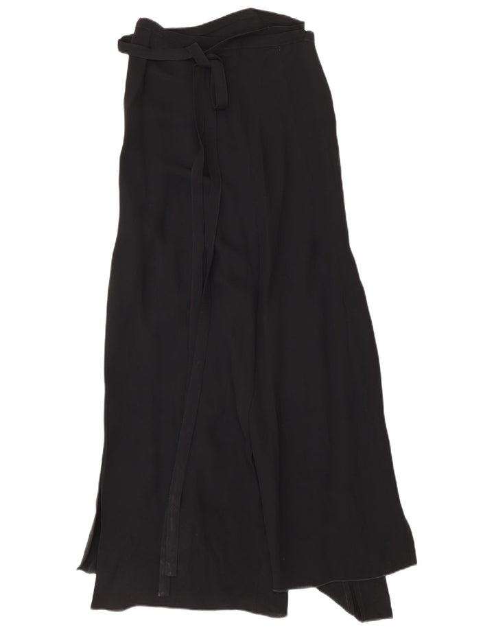 Gianfranco Ferre Γυναικεία Maxi Wrap Φούστα IT 42 Medium W28 Black Viscose