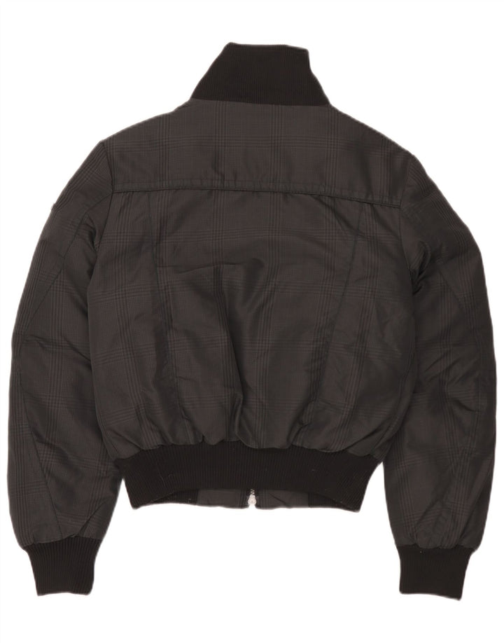 Ανδρικό μπουφάν PEUTEREY Bomber με επένδυση IT 46 Small Grey Houndstooth Polyamide