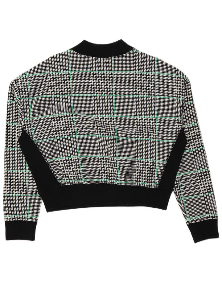 CHAMPION Γυναικεία φούτερ Crop Jumper UK 18 XL Μαύρο βαμβακερό Houndstooth